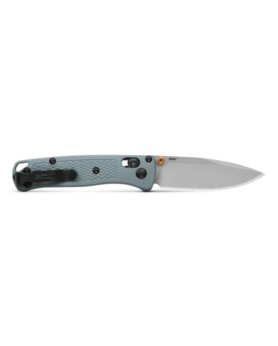 Benchmade Mini Bugout 533SL-07 Sage Green Grivory handle detail
