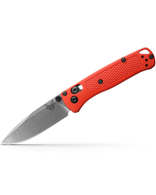 Benchmade Mini Bugout 533-04 Limited – 2.82″ CPM-S30V drop point EDC folding knife, Mesa Red Grivory