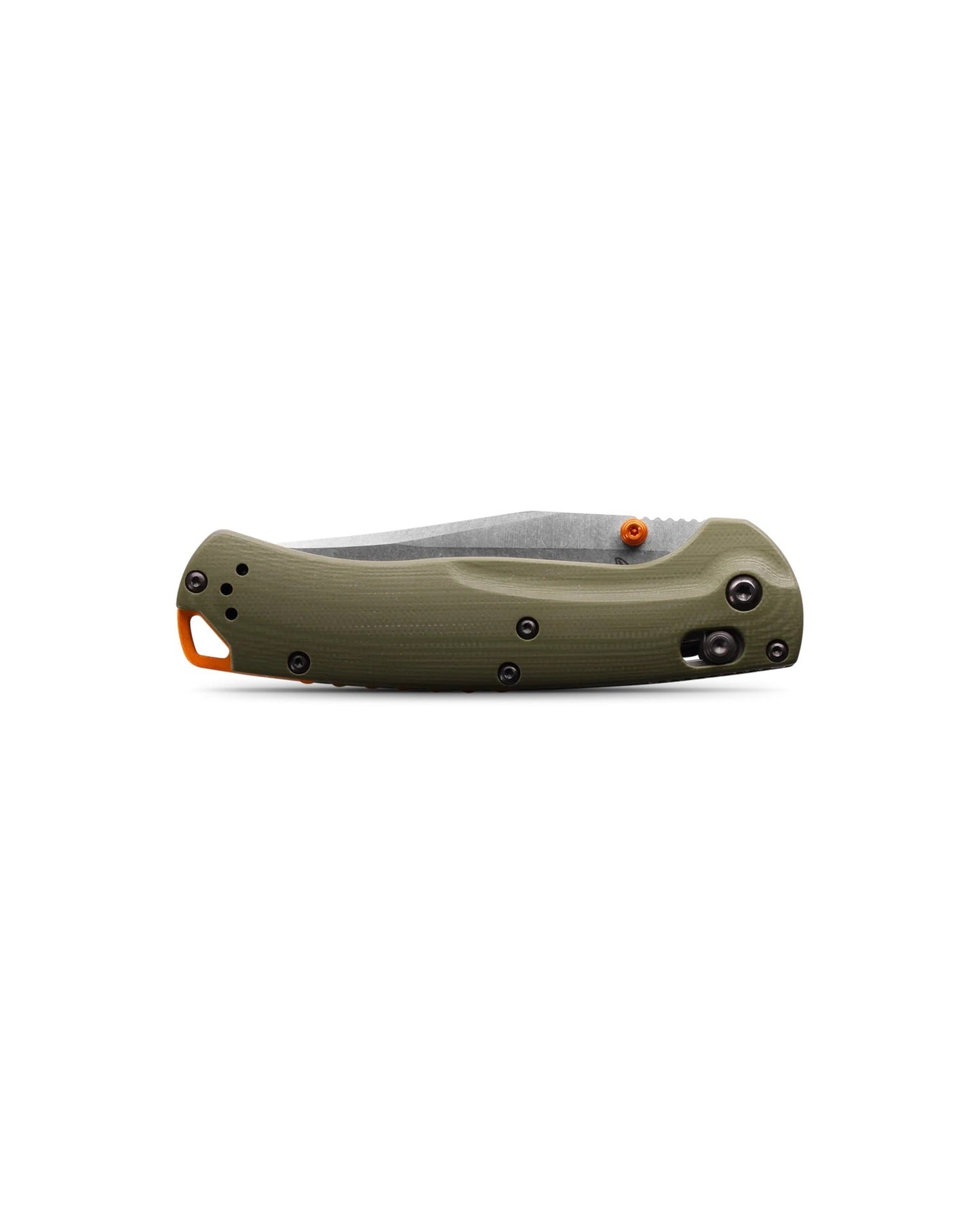 Benchmade TAGGEDOUT Folding Knife 3.5in S45VN Steel OD Green G10 Handles