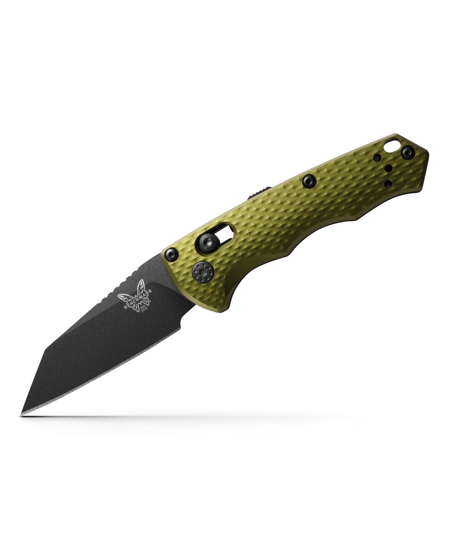 Benchmade AUTO IMMUNITY 2.49" M4 Woodland Green Aluminum Handles 2900BK-2