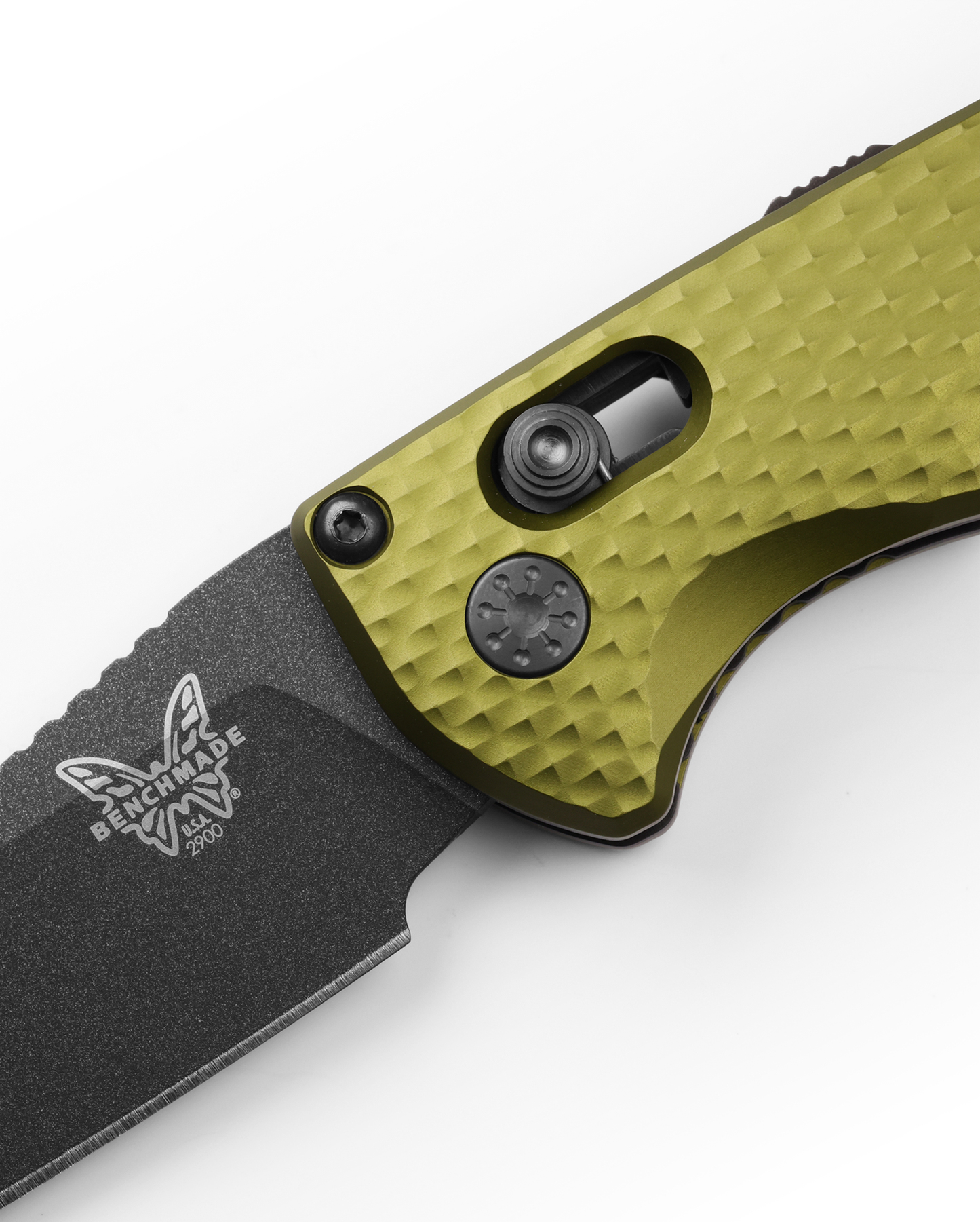 Benchmade AUTO IMMUNITY 2.49" M4 Woodland Green Aluminum Handles 2900BK-2