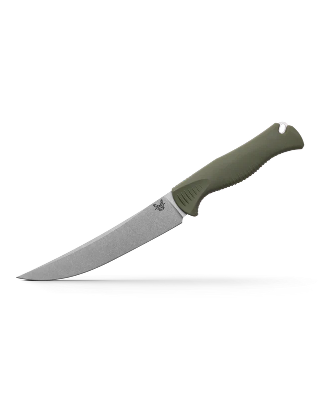 Benchmade Meatcrafter 15500-04 6.08" CPM-154 Dark Olive Santoprene Handle