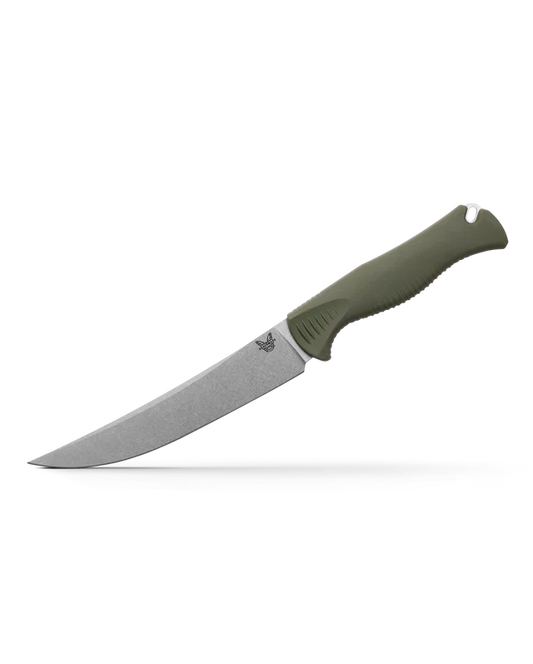 Benchmade Meatcrafter 15500-04 6.08" CPM-154 Dark Olive Santoprene Handle
