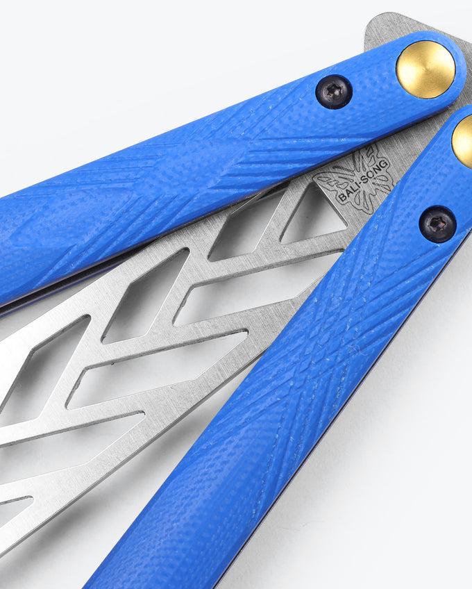 Benchmade Necron 99T unsharpened trainer blade detail
