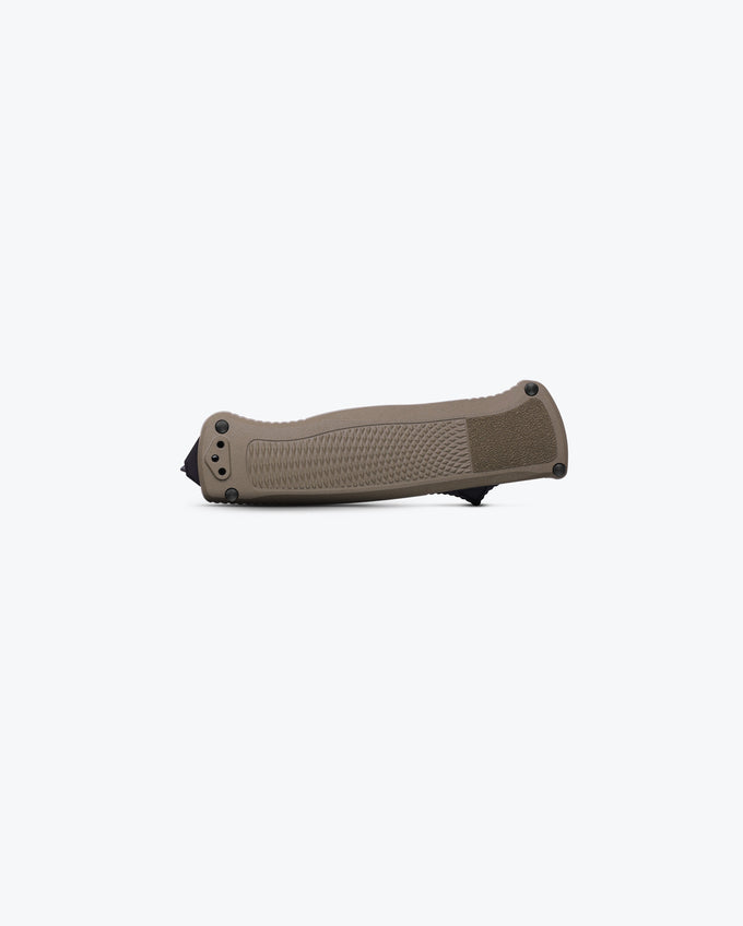 BENCHMADE SHOOTOUT DROP-POINT 5371BK-01 3.49" CPM-CRUWEAR BLACK DLC GRIVORY RANGER GREEN HANDLES