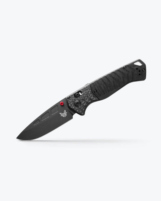 Benchmade PSK AXIS-Assisted 3.4" Black Cerakote CPM-Magnacut Carbon Fiber & Black G10 Handles 593BK-01