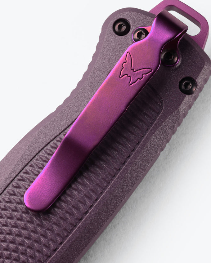Benchmade Shootout 5370GY-06 CPM-CruWear Gray PVD tanto blade detail