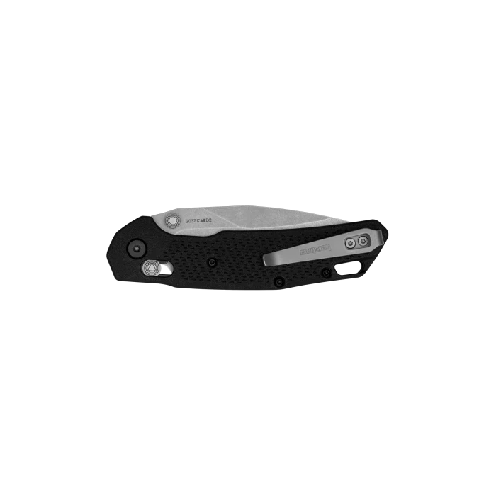 Kershaw Heist 2037 - DURALOCK  3.25" Stonewash D2 Black FRN