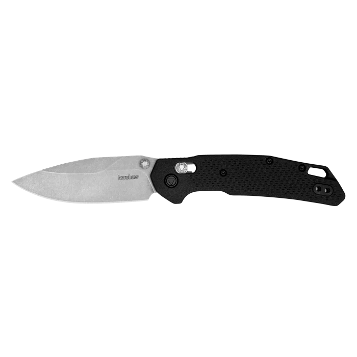 Kershaw Heist 2037 - DURALOCK  3.25" Stonewash D2 Black FRN