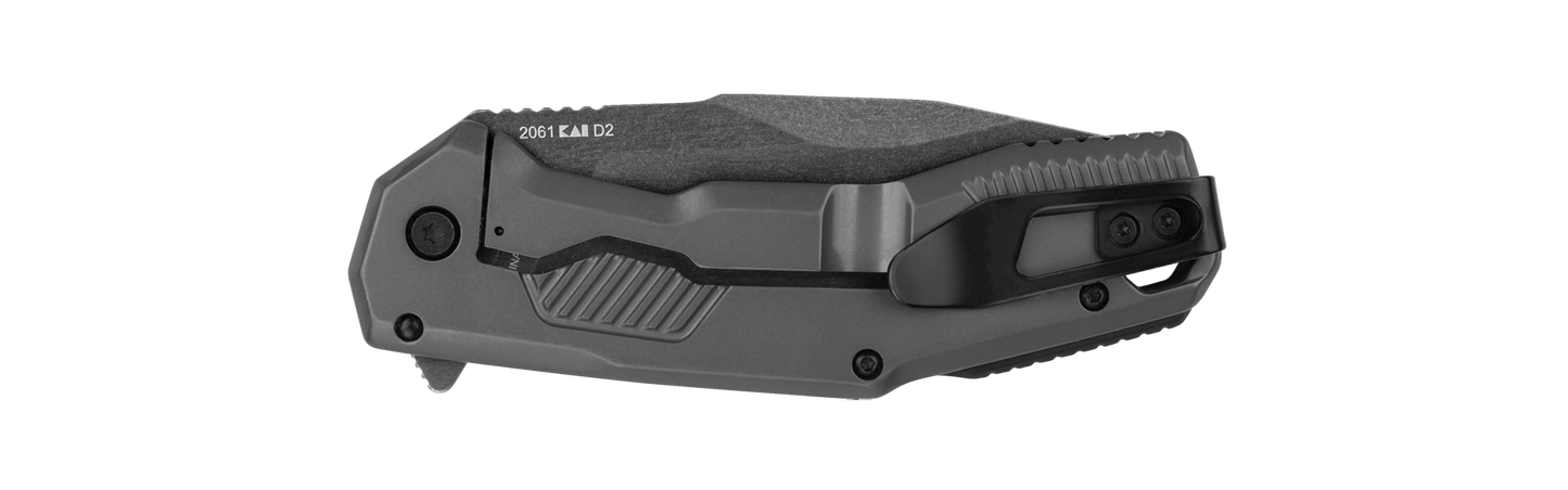 Kershaw 2061 Cannonball Assisted Opening Work Knife 3.5in D2 BlackWash Coated Steel Blade