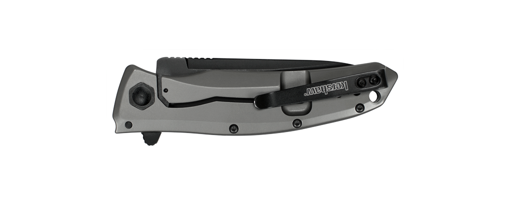 Kershaw 2200 Grid Assisted Opening Folding Knife 3.7" Black Blade