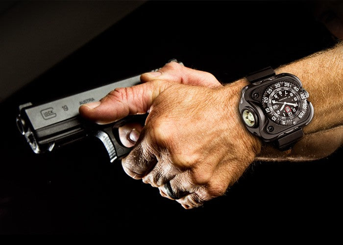 SureFire 2211 Luminox WristLight 300 Lumen Rechargeable Variable-Output LED WristLight + Watch