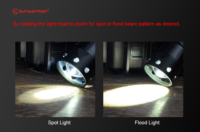 Sunwayman T25C 880 lumen 1 x 18650 / 2 x CR123 CREE XP-L2 U3 LED Flashlight