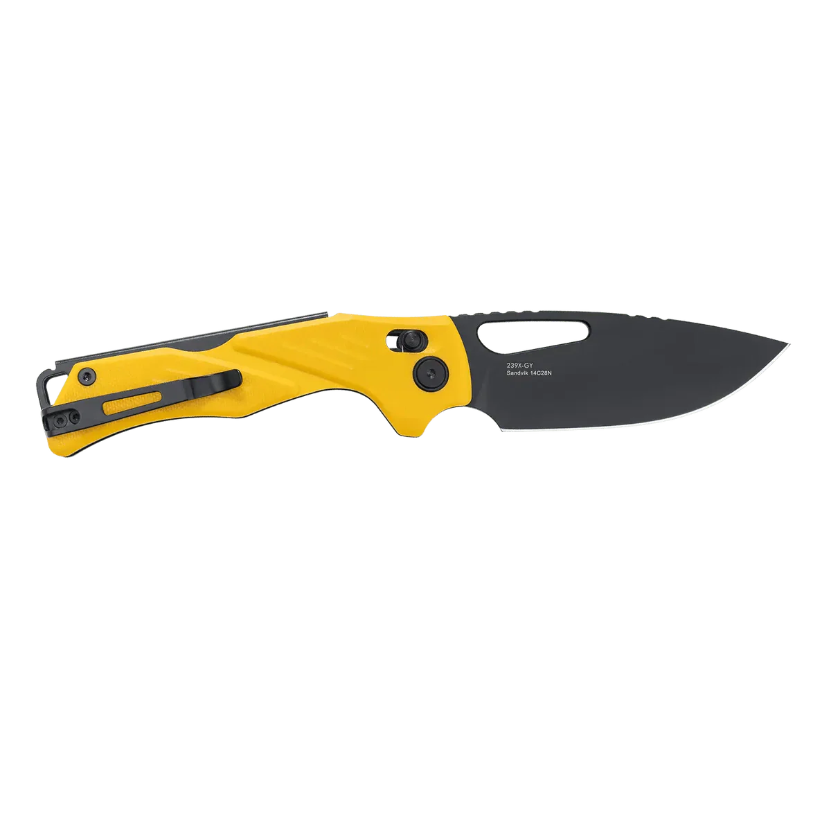 SRM Mirage 3.62" Sandvik14C28N SRM Yellow G10 239X-GY