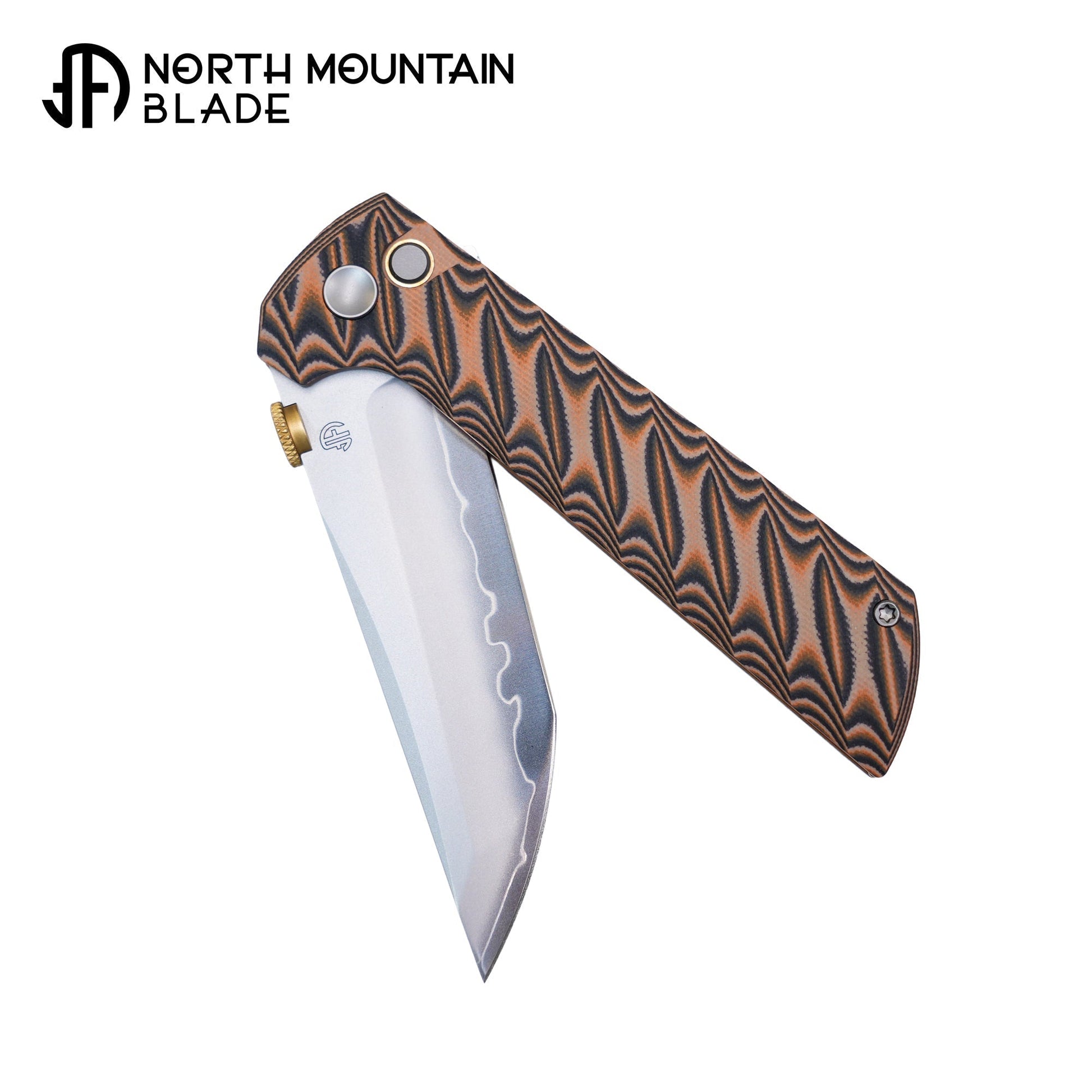 North Mountain Blade CHOP 2 2406-BKSK blade detail – SLD-Magic tanto