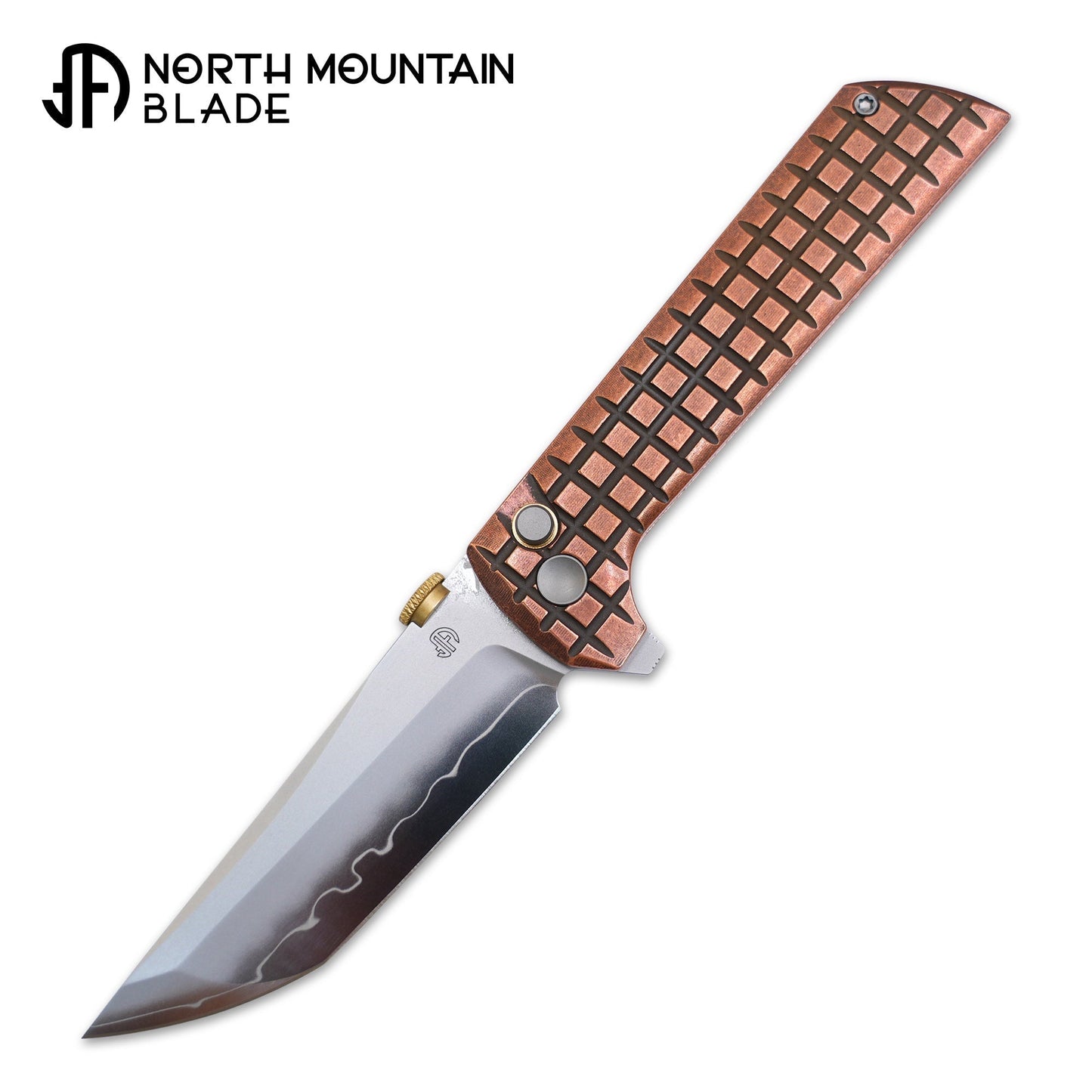 North Mountain Blade Chop 2 2406CU copper grid handle scales
