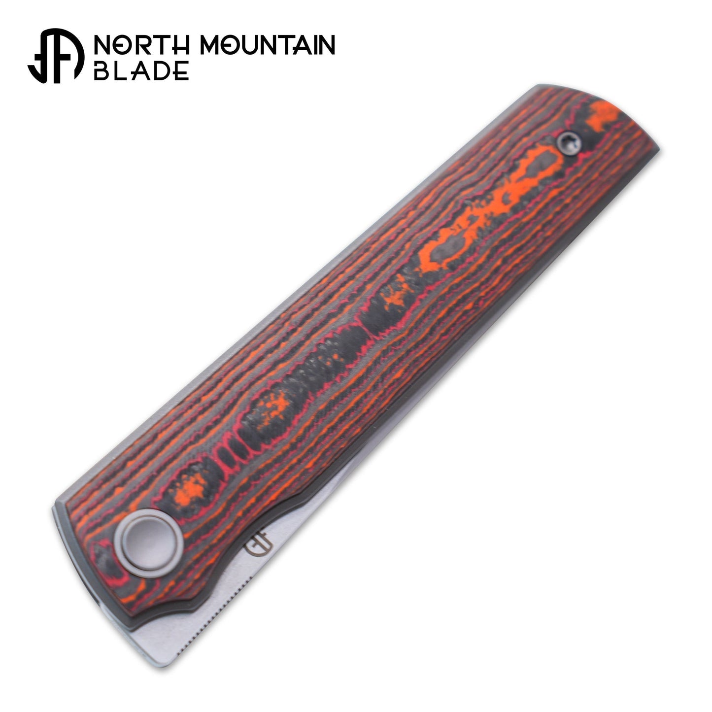North Mountain Blade 2412-ORCF handle detail