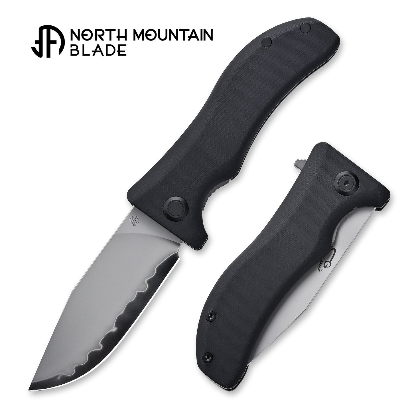 North Mountain Blade 2524-BK handle detail