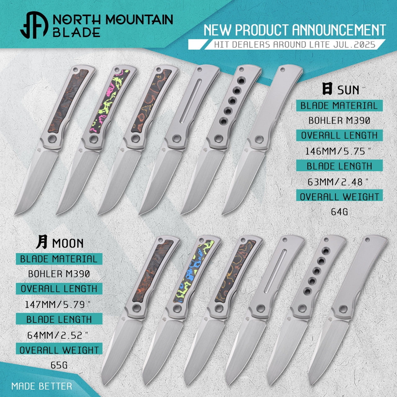 North Mountain Blade 2526-Flat handle detail