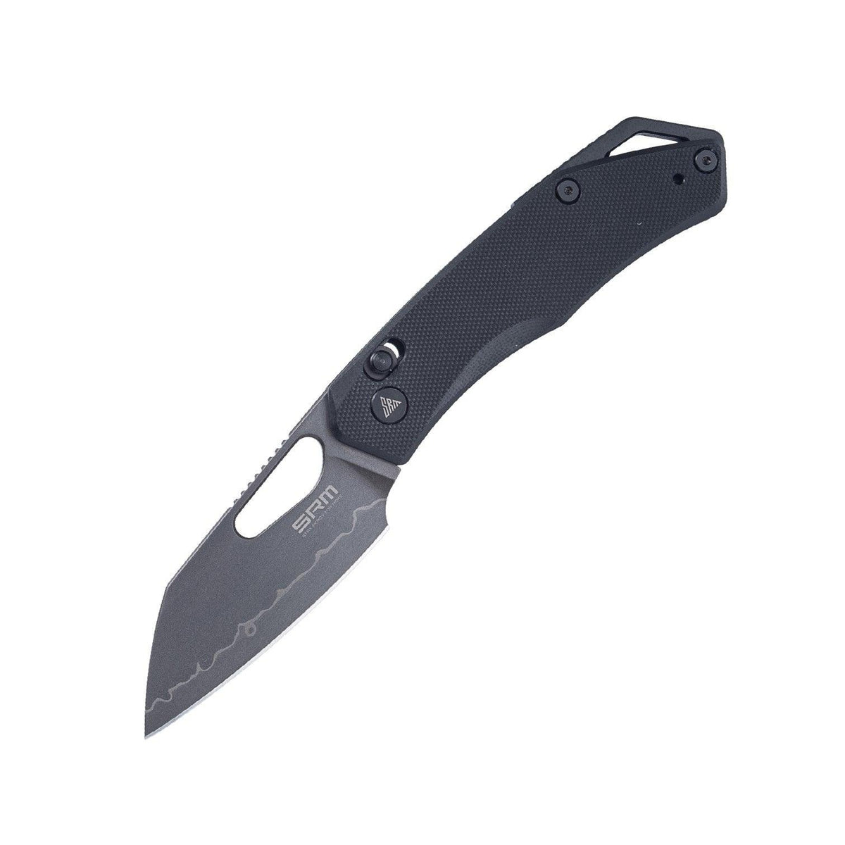 SRM Cub - 2.87" Laminated 140Cr Blade - Black G10 Handle - 261M-GB2