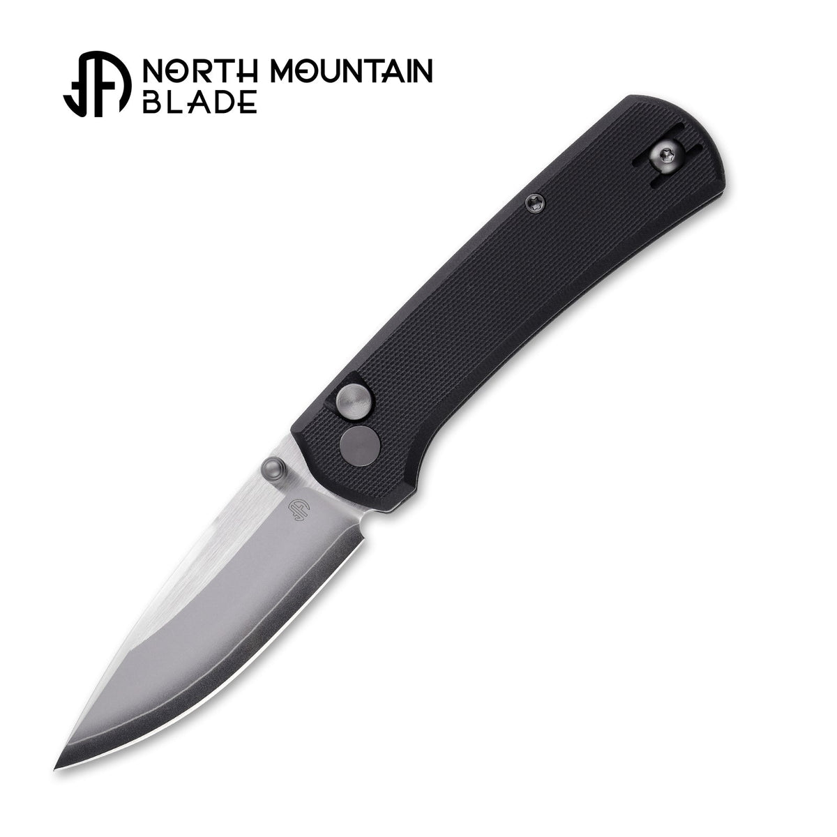 North Mountain Blade Ultra Mini 2628-BK front view – 2.95" SLD-Magic drop point folding knife