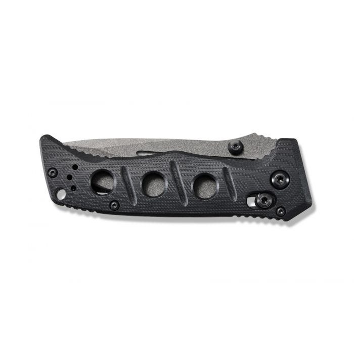 Benchmade 273GY-1 Mini Adamas black G10 handle detail
