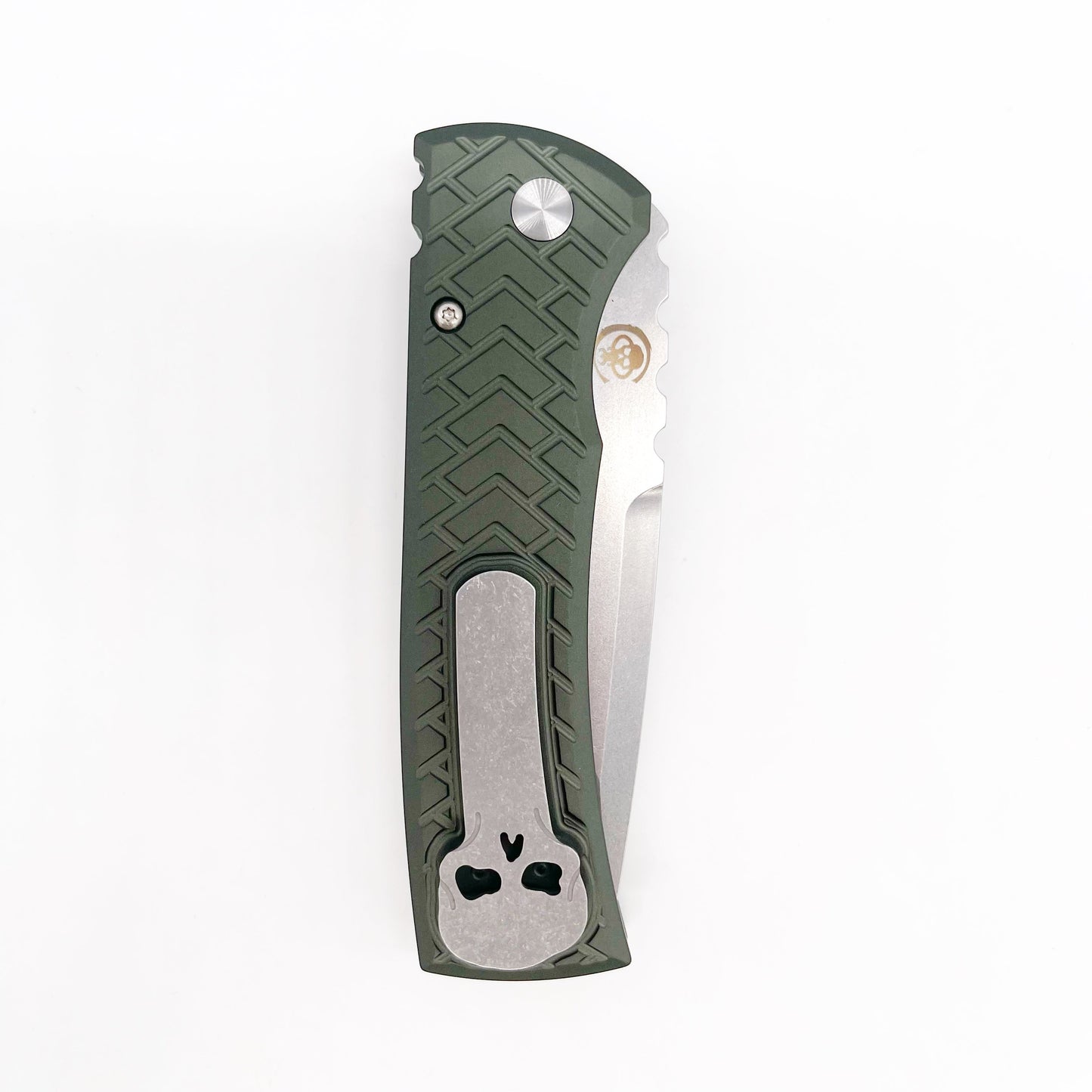 Pro-Tech x Chaves Redencion 3.4" S35VN Automatic Knife Tread Green Aluminum BSW25.Redencion.1