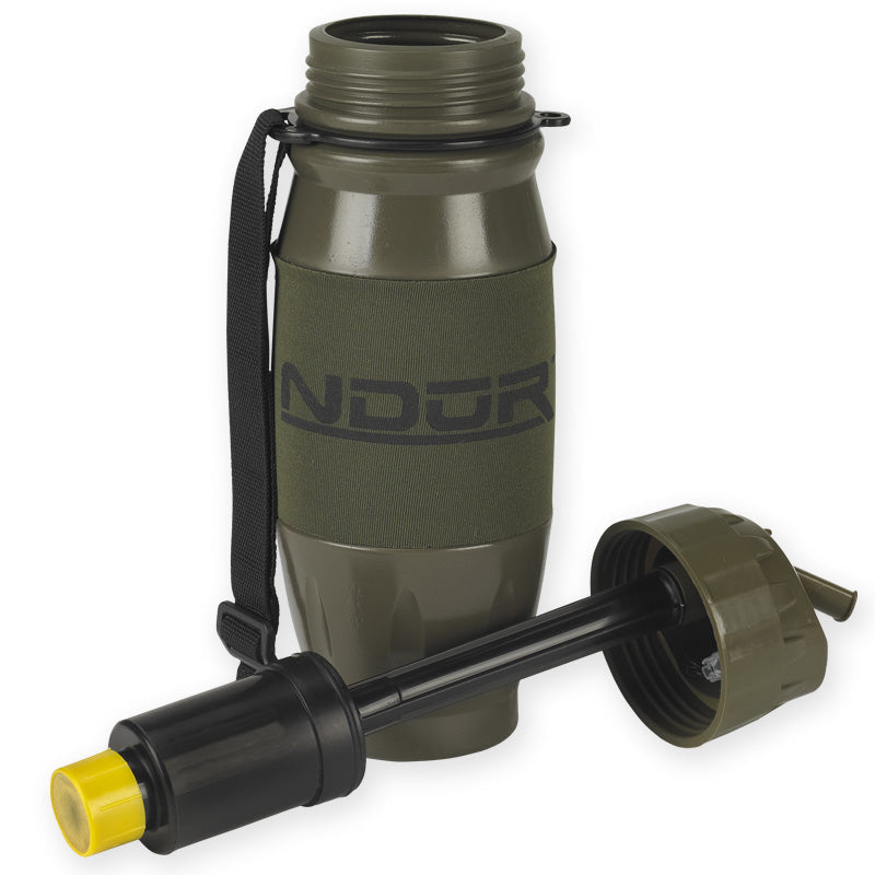 NDuR 28oz Flip Top Filtration Bottle - Olive