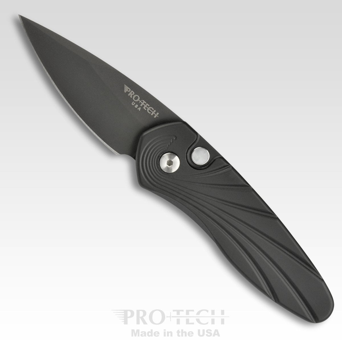 Pro-Tech Knives Sprint 2937 Automatic Folding Knife 2in DLC Coated S35VN Steel Blade