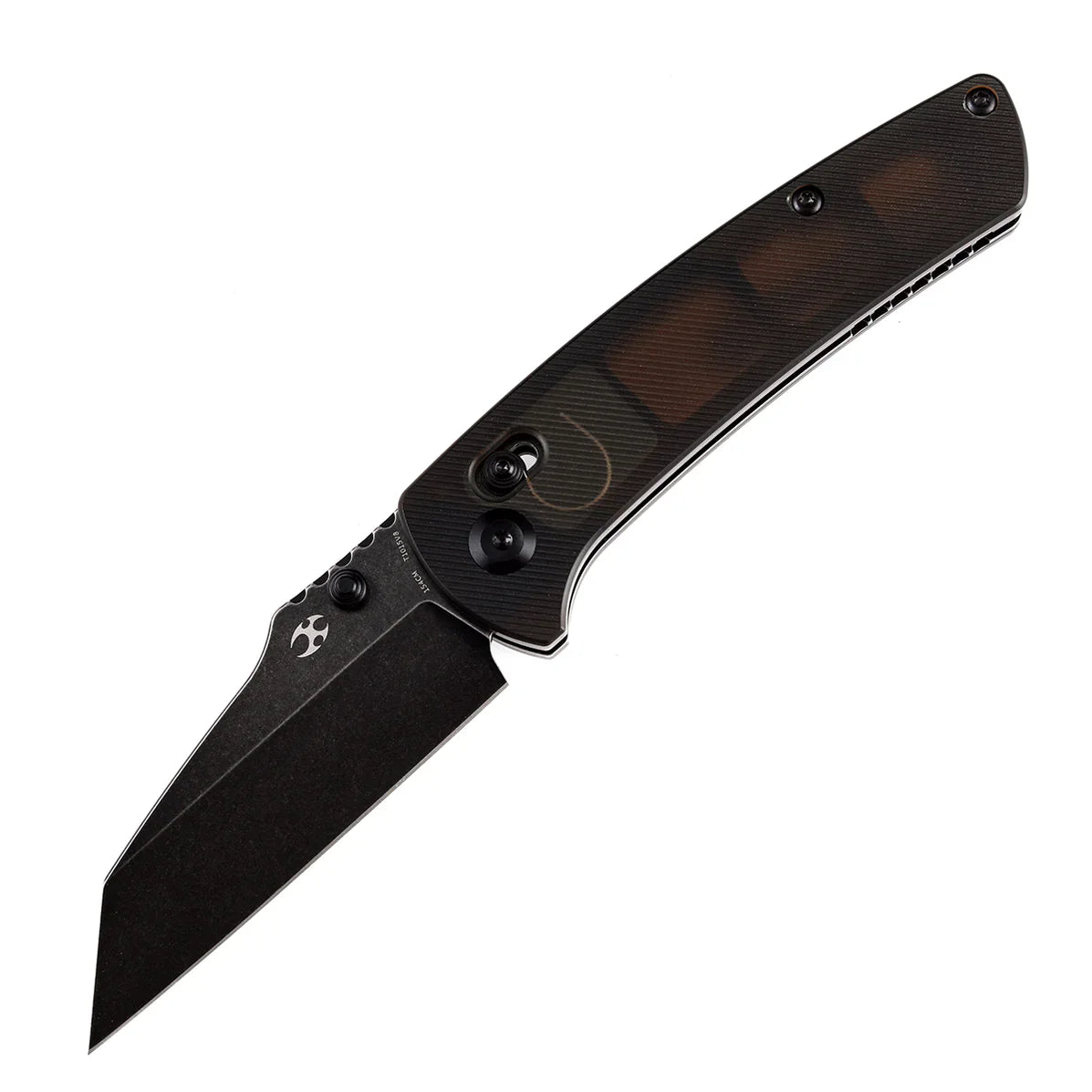 Kansept Main Street 3.36" Black Stonewashed 154CM Light Brown Acrylic Black T1015V8