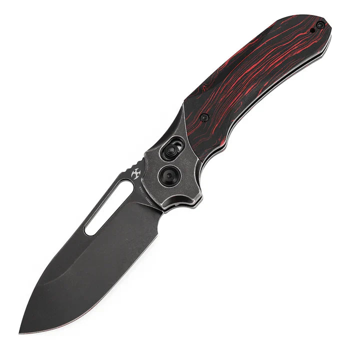 Quasar Blackwash 154CM 3CR,Red and Black G-mascus