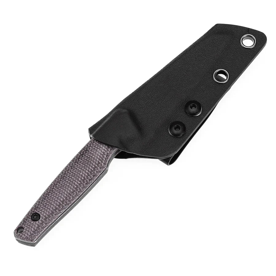 Tenable Parr G011B1 – 3.12" Blackwash CPM S35VN Drop Point Blade, Shred Carbon Fiber Handle, Liner Lock