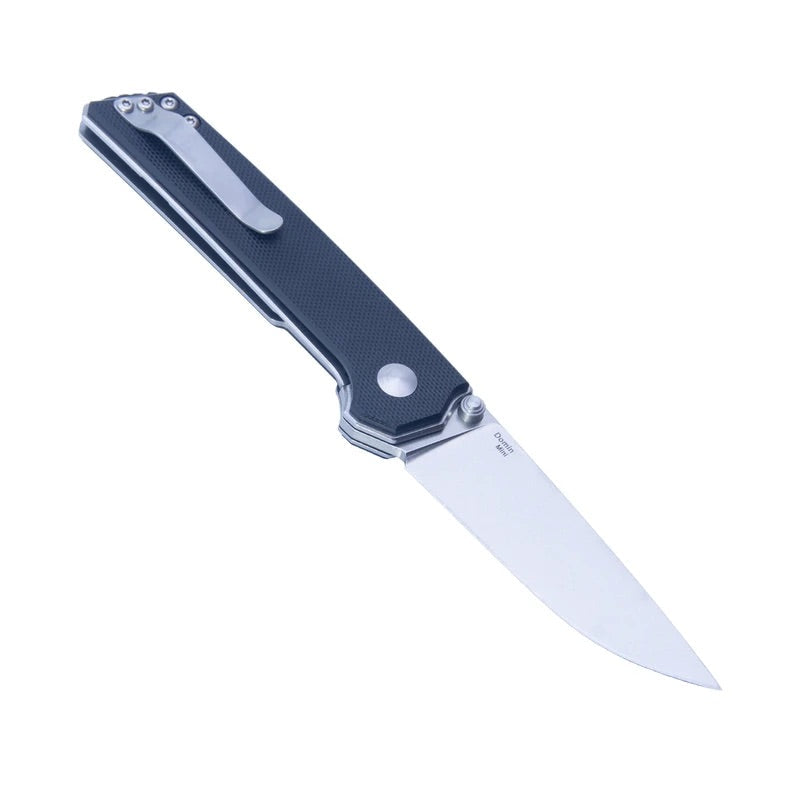 Kizer Knives Domin Mini V3516N1 2.89in N690 Steel Blade Black G10 Handles