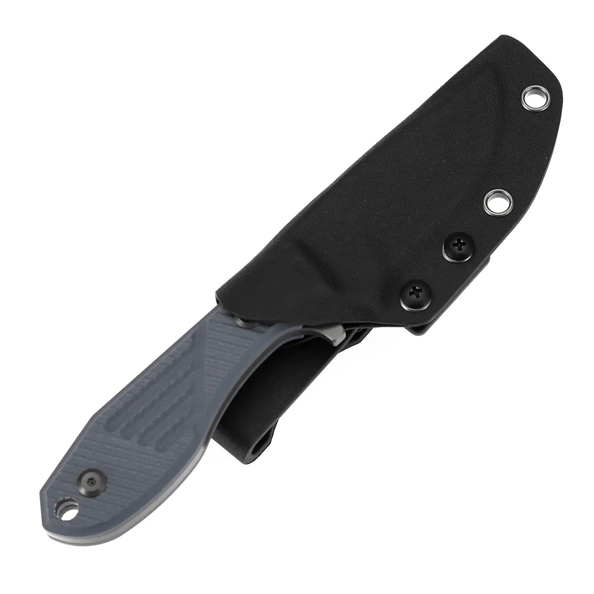 Tenable Tiny Dancer G014A3 – 3.17" Gray TiCn Coated D2 Drop Point Blade, Light Gray G10 Handle, Fixed Blade EDC Knife – Designed by JB Stout