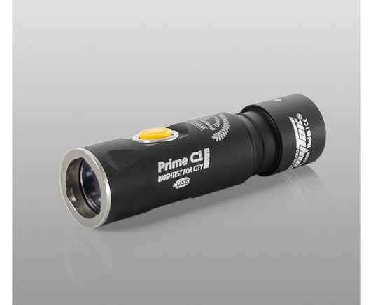 Armytek Prime C1 Pro Magnet USB+18350 / XP-L Warm / 900 lm / TIR 20Â°:80Â° / 1x18350 or 1xRCR123