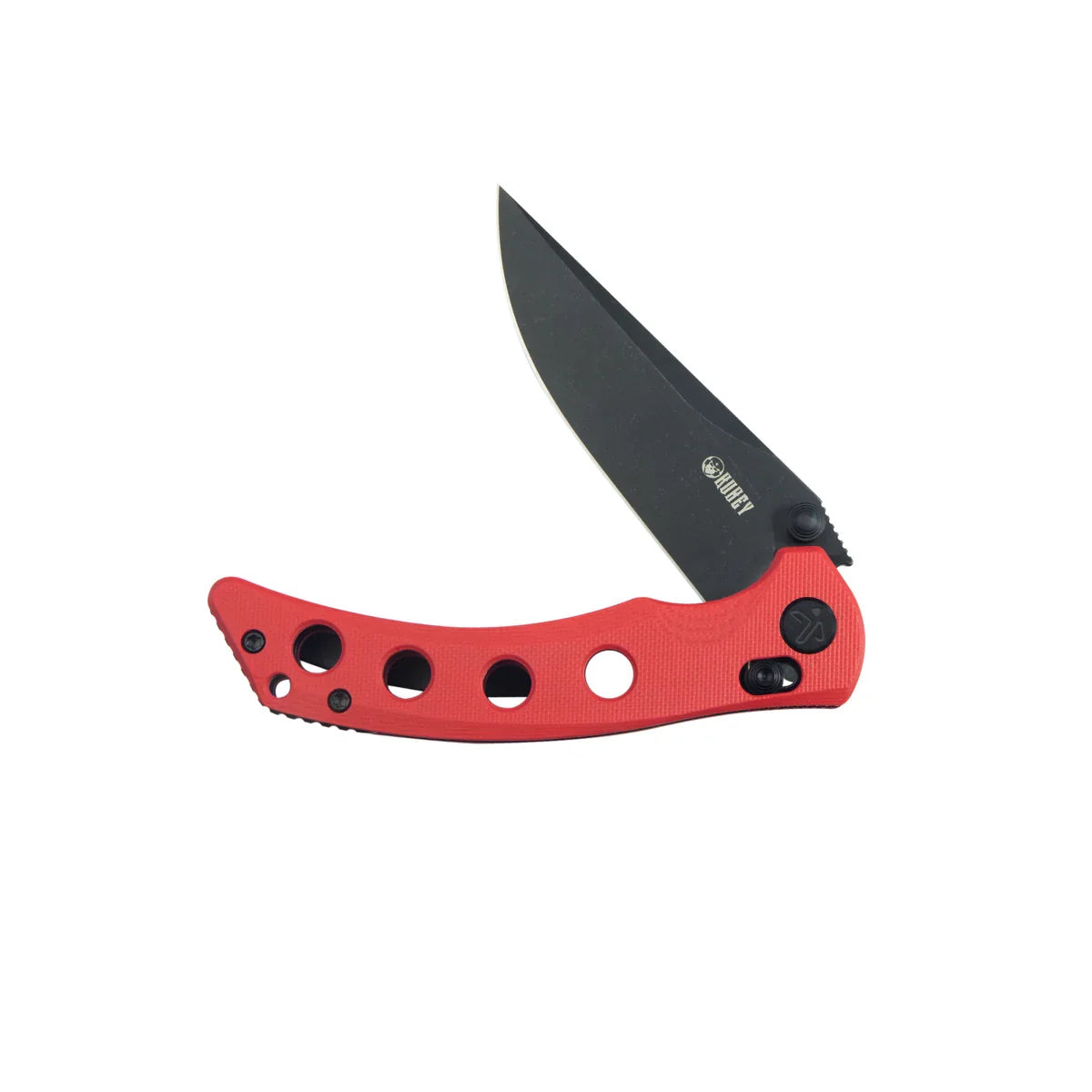 Kubey Knife Hound 3.43" 14C28N Red G-10 KUB172E