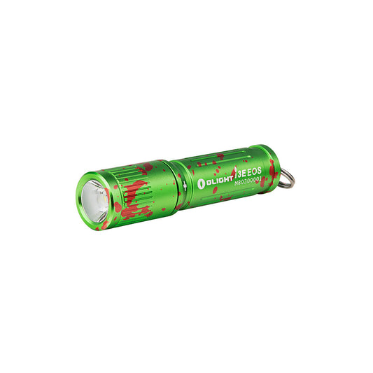 Olight i3E EOS 1x AAA 90 Lumens Philips LUXEON TX LED Black Keychain Light - Zombie Green