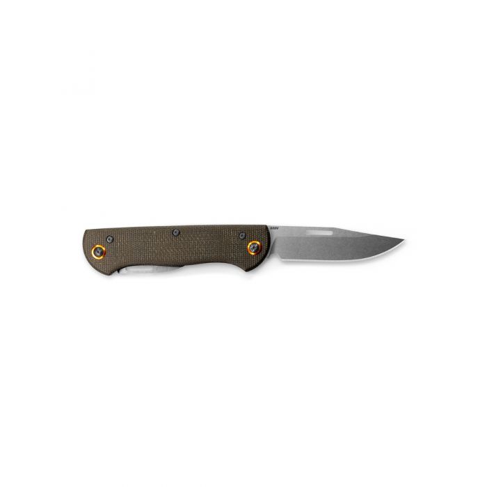 Benchmade 317-1 Weekender open position showing CPM-S30V clip point main blade