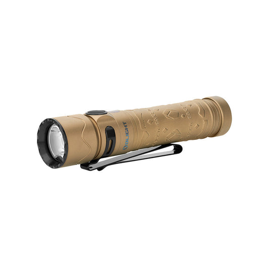 Olight Titanium Warrior Mini 2 Earth Element 1,750 Lumen Rechargeable Compact Flashlight 1 * 18650 Battery Included