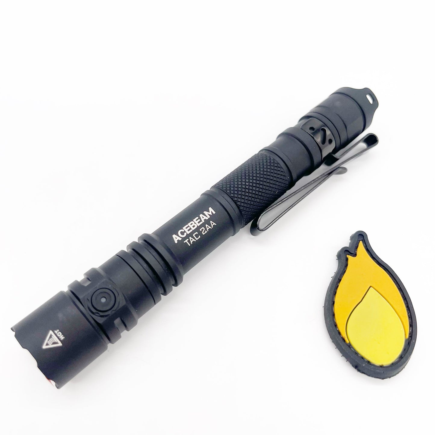 Acebeam TAC 2AA 1400 Lumen Dual Switch Tactical Pen Style Flashlight USB-C Rechargeable Battery Included - Blue