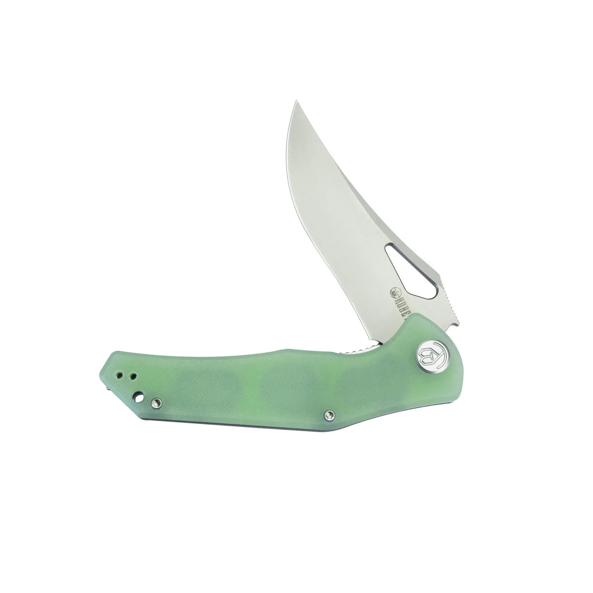 Kubey Knife Phemius 3.66" 14C28N Jade G10 KUB149D