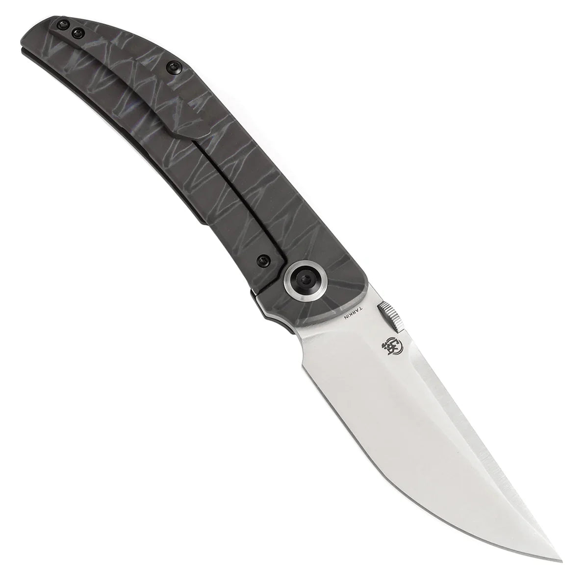 Kansept Tarkin 3.42" Satin 20CV Tiger Stripe Flamed Titanium K1078A3