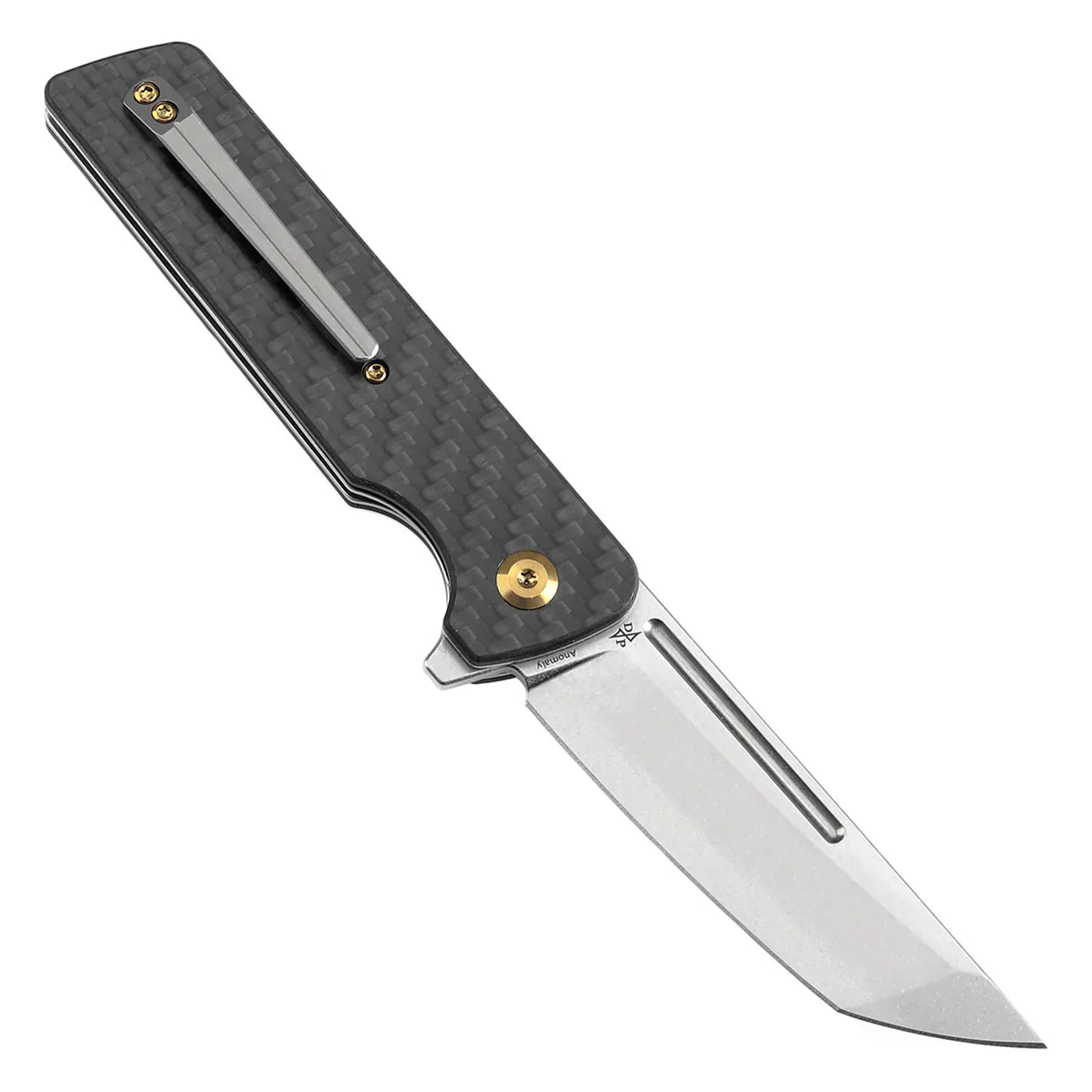 Kansept Anomaly 3.14" Stonewashed CPM S35VN Carbon Fiber +G10 Black K2038T6