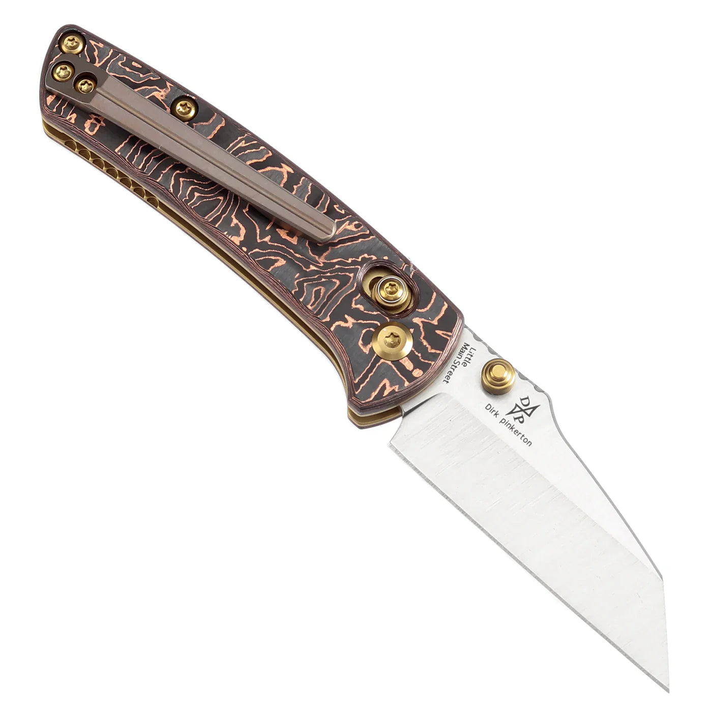 Kansept Little Main Street 2.26" CPM S35VN Copper Carbon Fiber K2015V2
