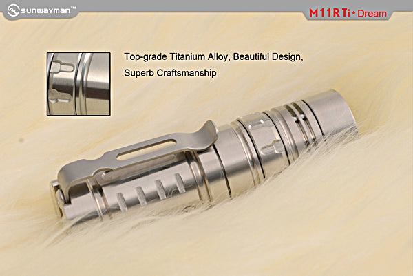 Sunwayman M11R Ti*Dream Limited Edition 1 x (R)CR123A CREE XM-L2 368 Lumen LED Flashlight