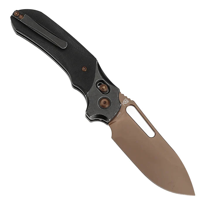 Quasar Dark Rose Gold Finished 154CM 3CR,Black G10