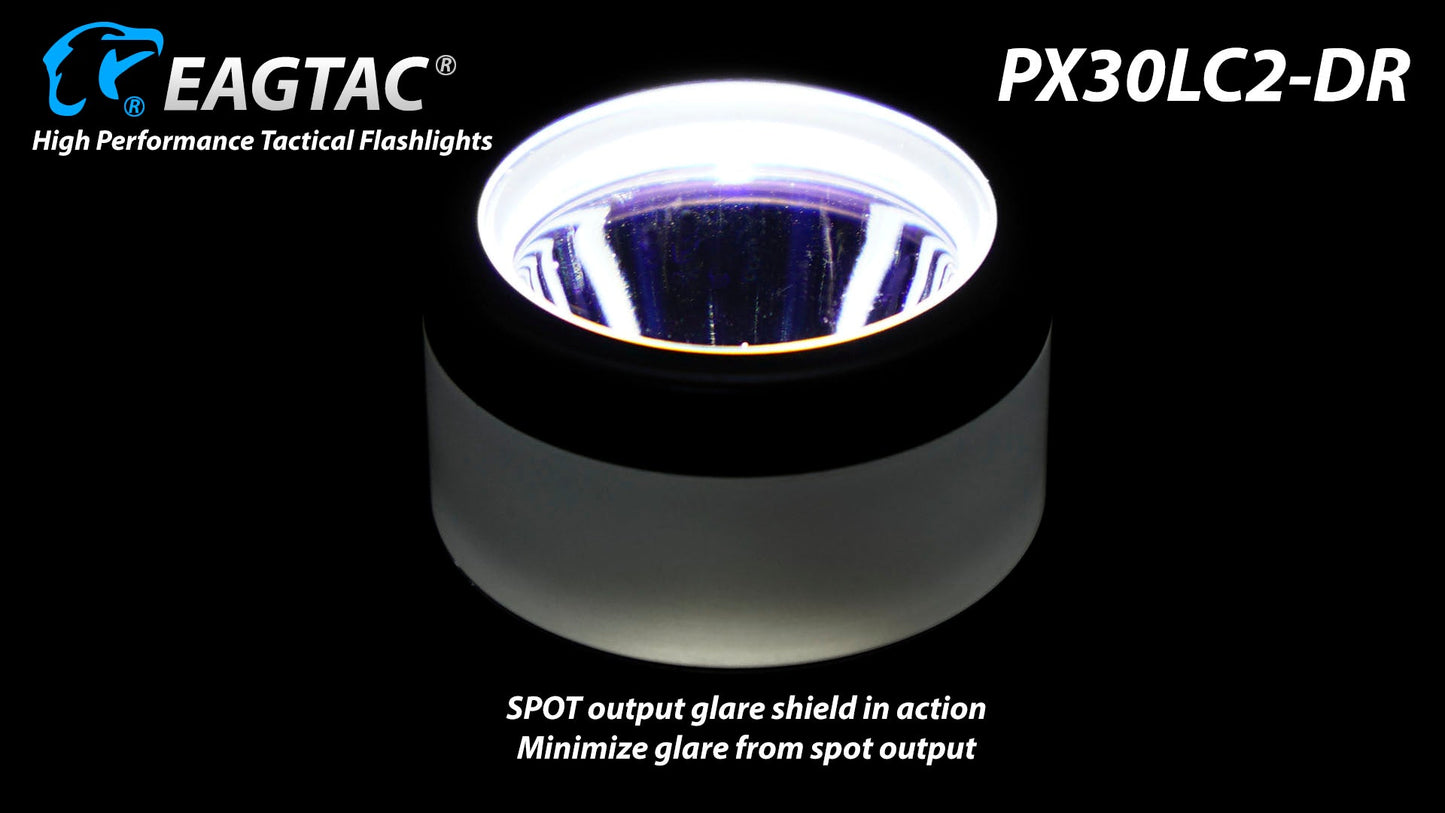 Eagtac PX30LC2DR 1160 Lumen & 600 Lumen 1 x 18650 CREE XP-L Hi LED Flashlight