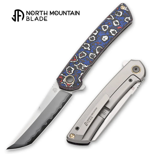 North Mountain Blade 2518 front view folding knife EDC pocket knife