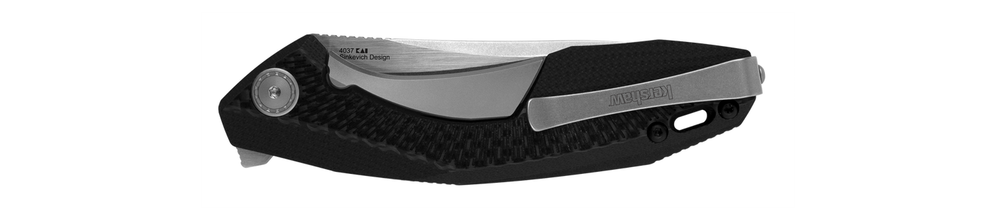 Kershaw 4038 Tumbler Folding Knife 3.25in Blade Stonewashed D2 Steel
