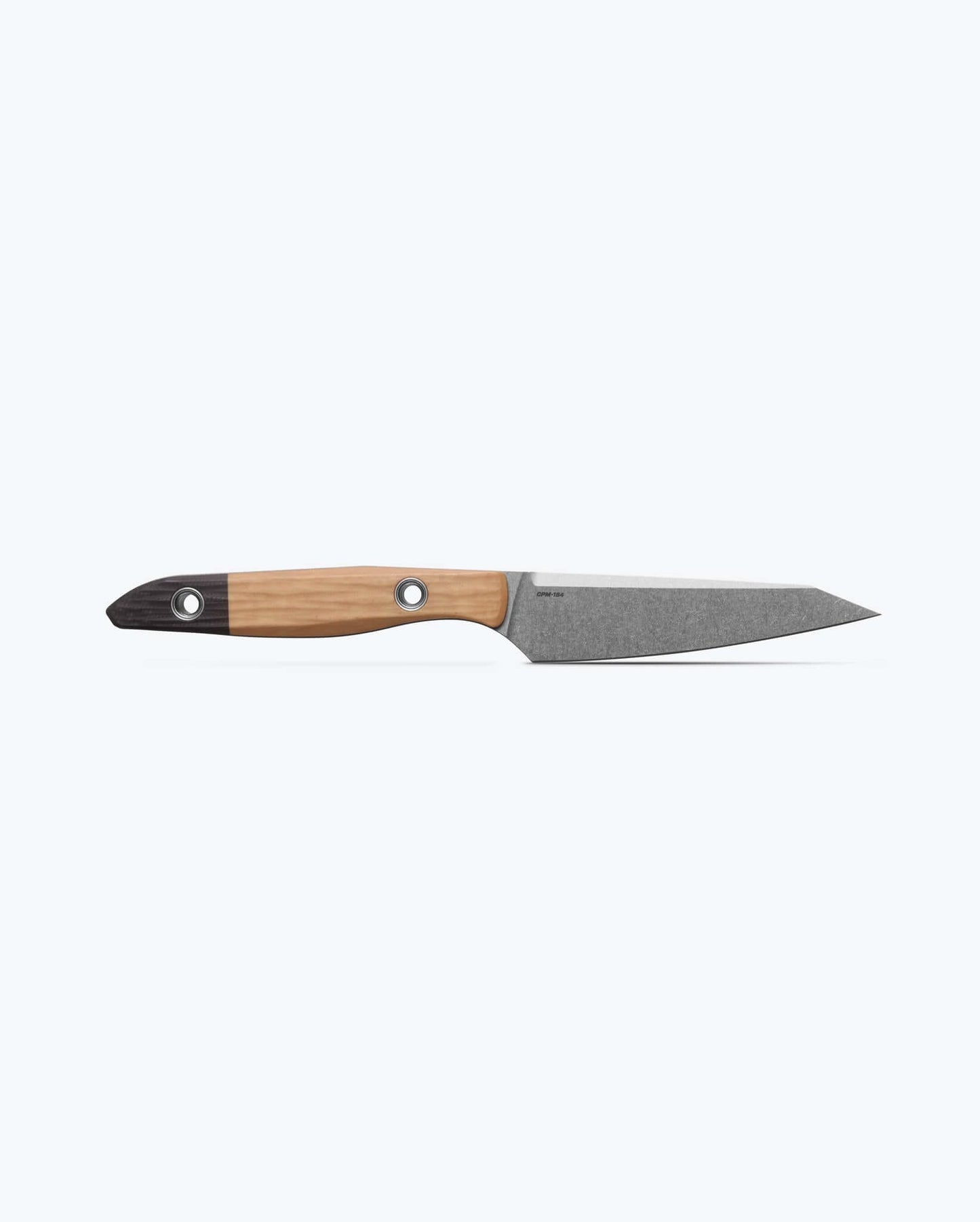 Benchmade True Paring Knife 4045-02 blade detail – stonewashed CPM-154 clip point